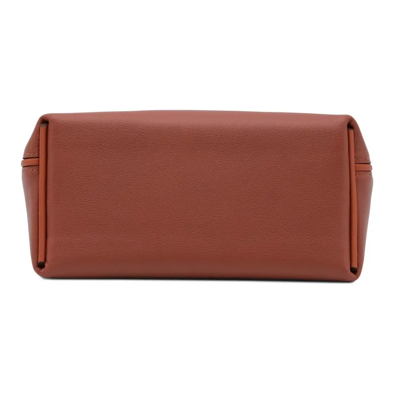 HERMES 24/24 Evercolor With Swift Calfskin Handbag Shoulder Bag Mini Women's 6C Copper Pumpkin With Red Copper Accents-4