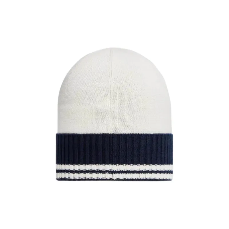 Moncler Logo patch Striped edge Beanie-1