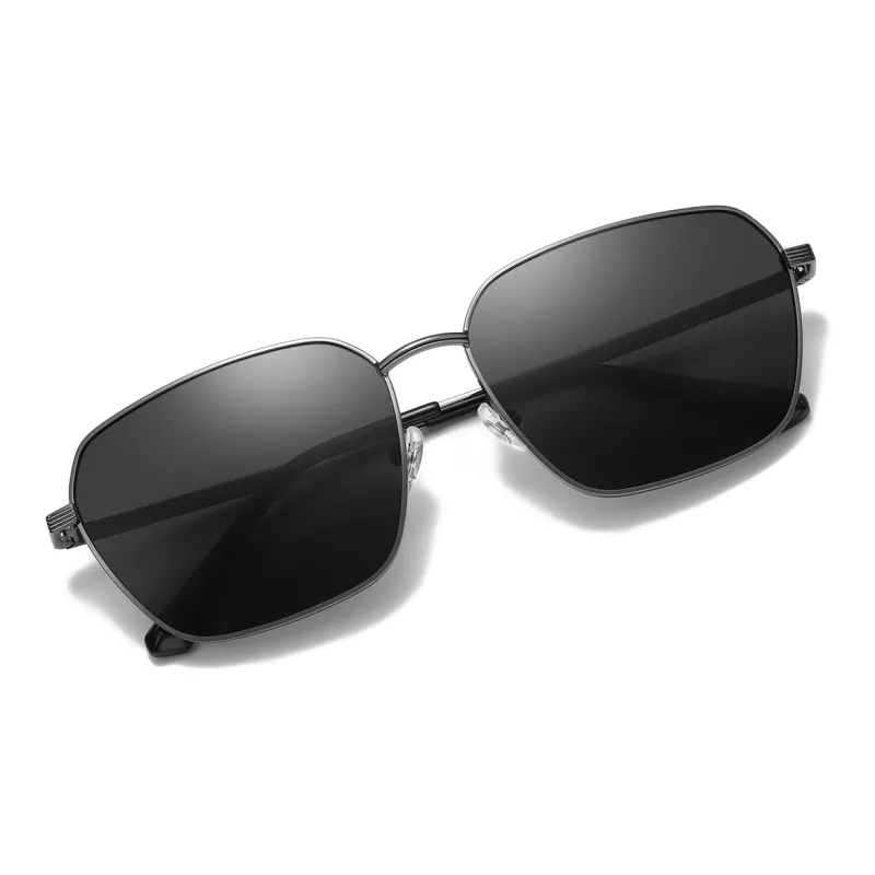 HLA Alloy Irregular Shape Sunglasses Men's-2