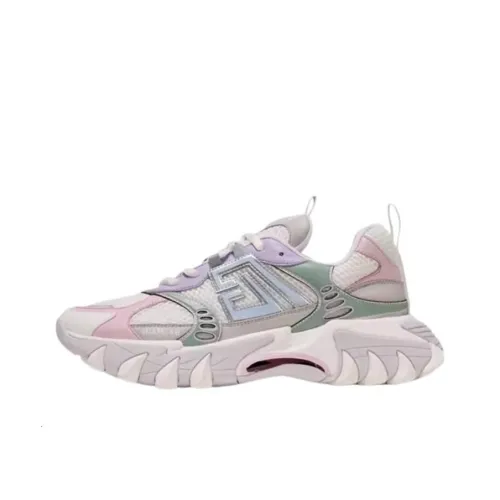 BALMAIN B East PB Panelled Leather Sneakers