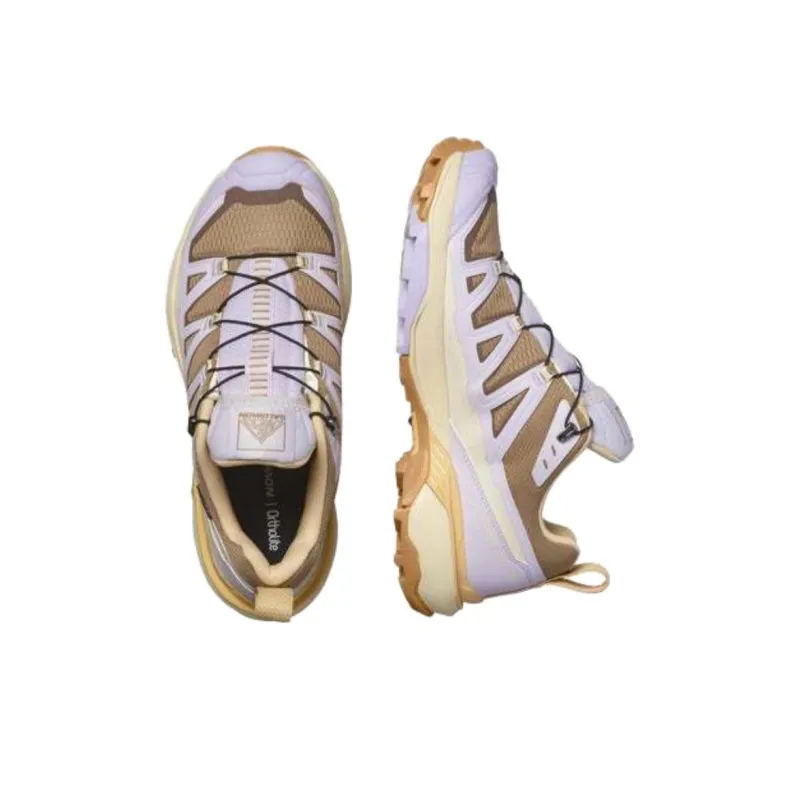 SALOMON EDGE GORE TEX Slip Resistant Low Top Outdoor Shoes Women's Natural Brown-2