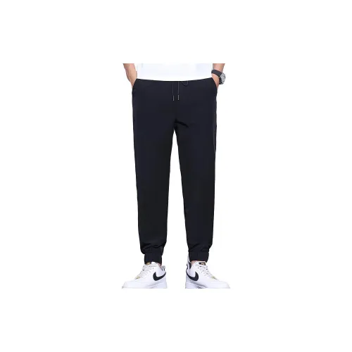 Tonlion Casual Pants Men Black