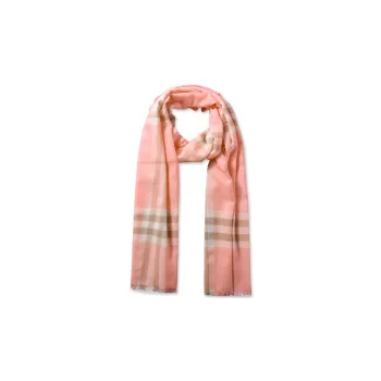 Burberry Knit Scarves Unisex Pink