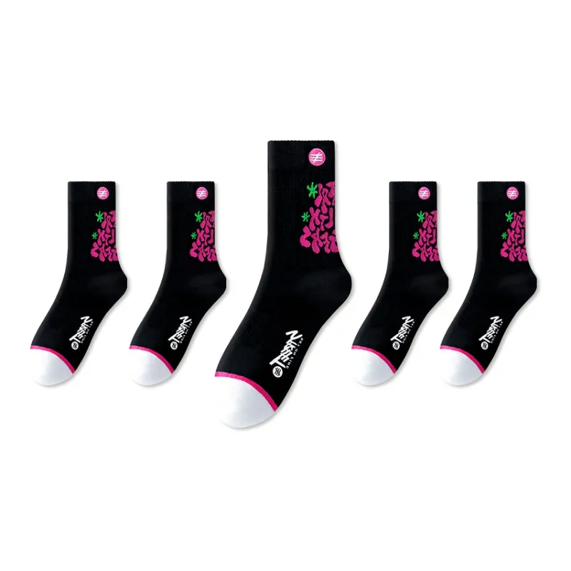 LUOLIAN Mid Calf Socks Women's 5 Pack-7