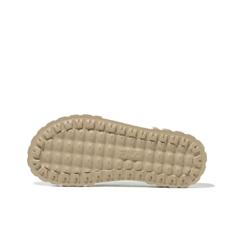 FILA Sandblasting Song Flip Flops Men's Brown-3
