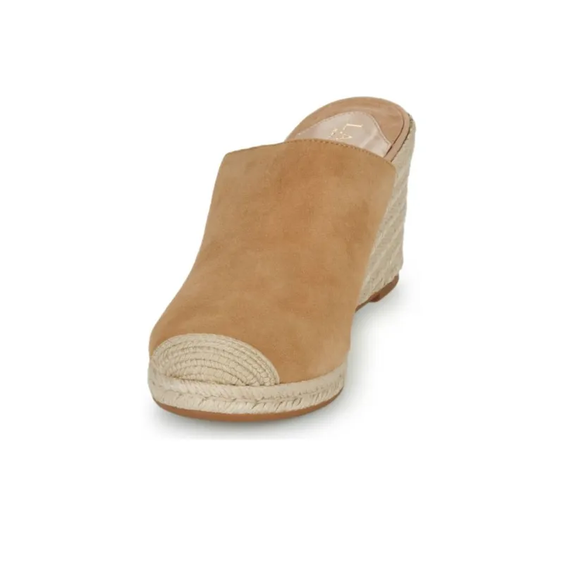 Polo Ralph Lauren Closed Toe Slippers 8cm Women's Beige-2