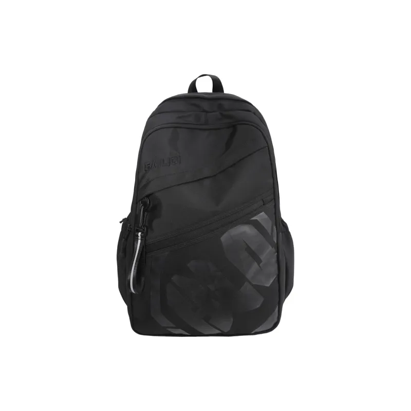 Deli Bear Nylon Backpack Regular Unisex Black/Dark Gray/Light Gray/Green/Khaki/Jasper-20