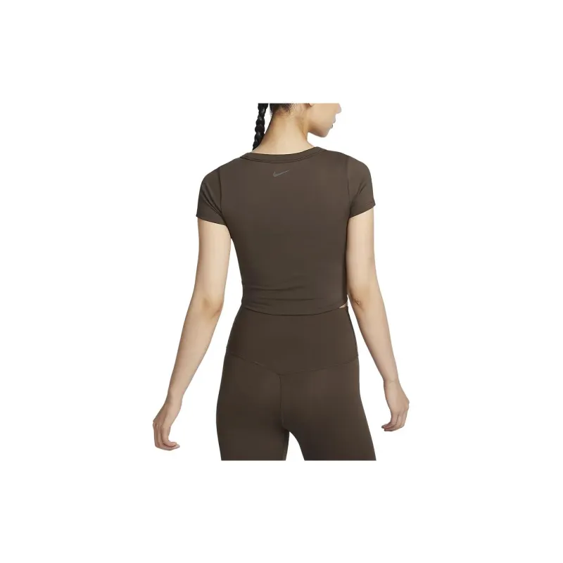 Nike T Shirt Women's Baroque Brown-1