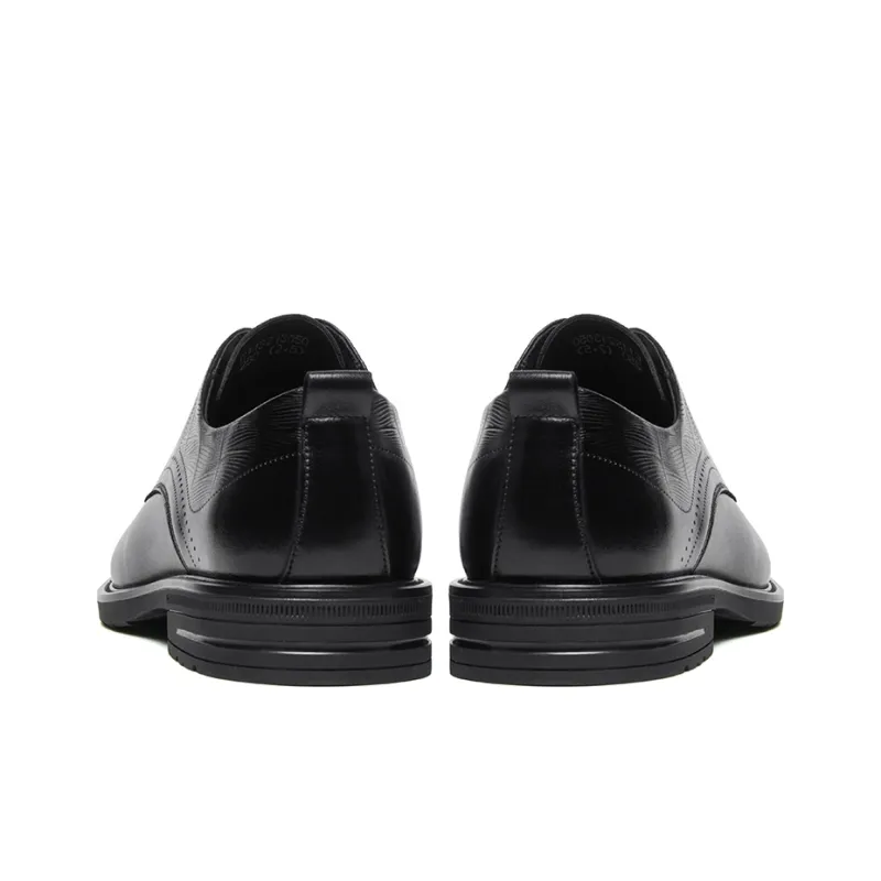 CAMEL Dress Shoes Men Low Top Black/Brown-3
