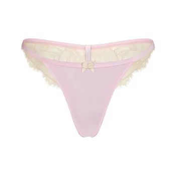 SKIMS Valentine's Day Collection VELVET LACE BIKINI Underpants Women's 1 Pack CHERRY BLOSSOM/Cherry Blossom