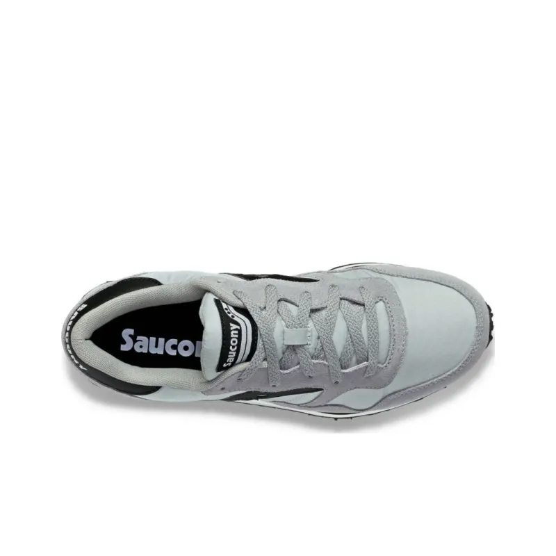 Saucony DXN Trainer Shock Absorbers With Slip Resistant Features Low Top Casual Shoes Unisex Gray Black-3
