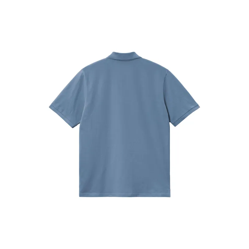 Carhartt WIP SS24 S/S Chase Pique Polo Shirt Men's Blue-1