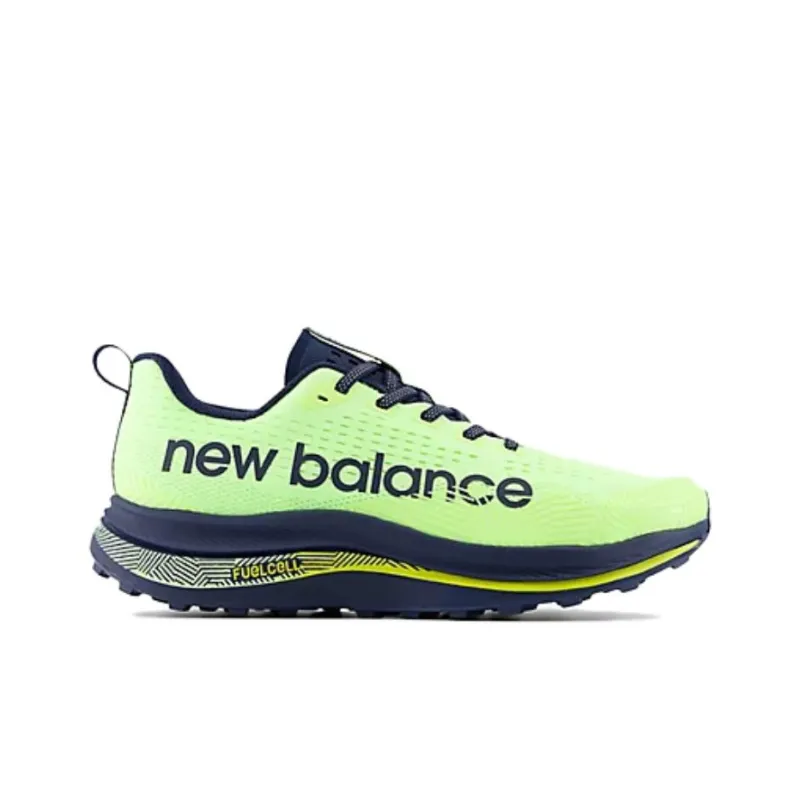 New Balance FuelCell SuperComp Trail Bleached Lime Glow Navy-1
