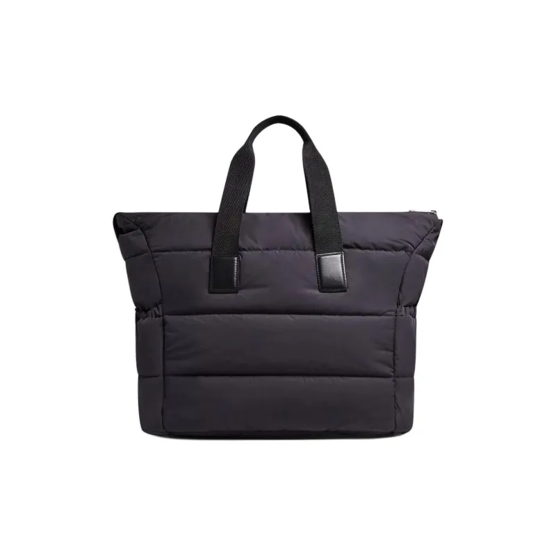 Moncler Terry Cloth With Nylon Mother And Baby Bag, Shoulder Bag, Crossbody Bag, Handbag Women's Black-2