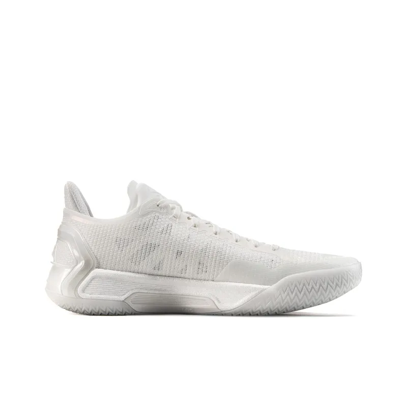 LiNing Blade 4V2 Cushioning Slip Resistant Support Lightweight Rebound Low Top Basketball Shoes Men's White-1