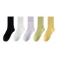 5 Pack (Black-White-Light Purple-Green-Yellow)