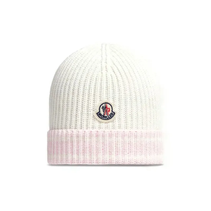 Moncler Logo Patch Knitted Beanie-0