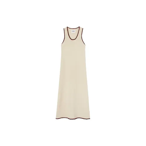 JIL SANDER Knitted Whipstitch-trim Dress