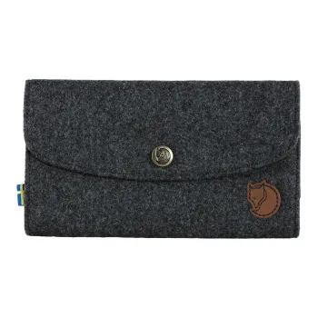 Fjallraven Wool Blend Polyamide Wallet Unisex Gray