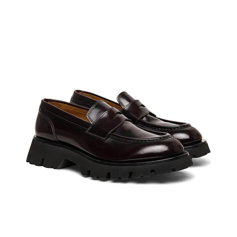 Santoni Alfie Loafers Men's Burgundy-2