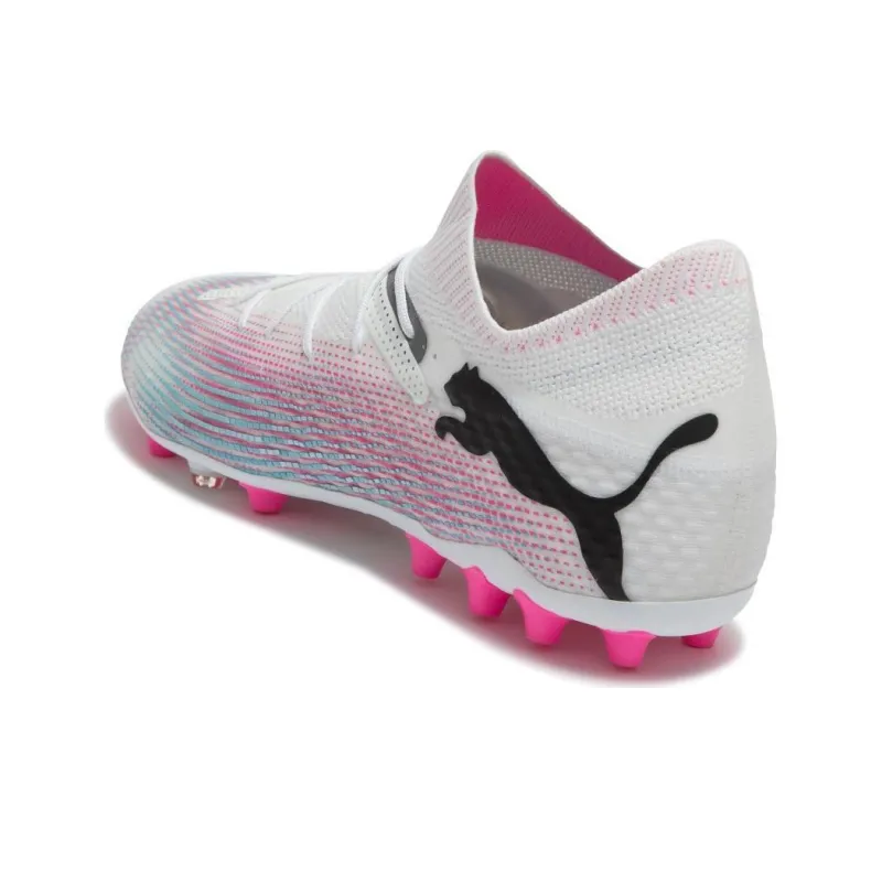 Puma Future 7 Ultimate MG 'White Black Poison Pink'-4