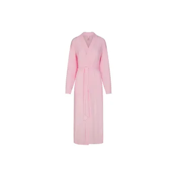 SKIMS Valentine's Day Collection SOFT LOUNGE LONG ROBE Pajama Robe Women's CHERRY BLOSSOM/Cherry Blossom