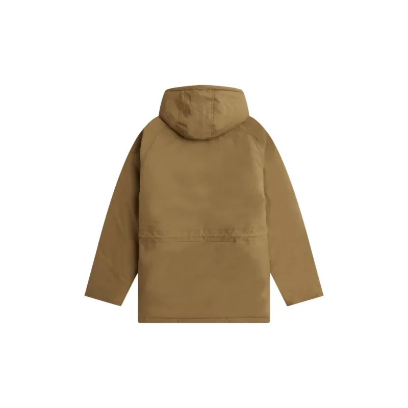 FRED PERRY Padded Zip Through Jacket Jackets & Coats Men's Khaki-1