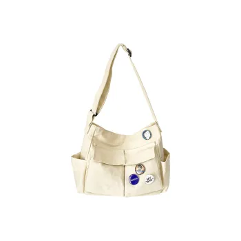 GEERDUN Canvas Bag, Crossbody Shoulder Bag Regular Women's White/Green/Black/Brown