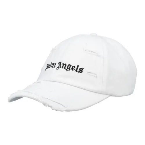 PALM ANGELS Ripped Logo Cap 