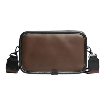 ALNI BITTON PU Shoulder Bag Regular Men's Wrinkle Free Black/Coffee