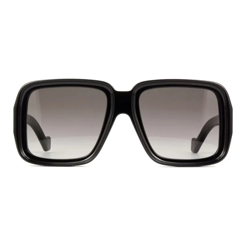 LOEWE Acetate Square Sunglasses Unisex Brown-1