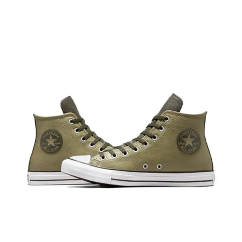 Converse Chuck Taylor All Star Leather High 'Mossy Sloth Green'-3