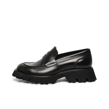 Santoni Alfie Penny-slot Leather Loafers