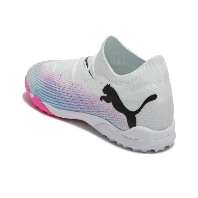 PUMA Future 7 Pro Cage Shoes 'White Pink Purple'-4