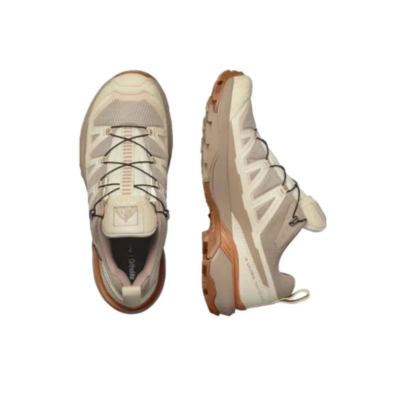 SALOMON X Ultra 360 Edge Gore Tex Natural Shortbread Prairie Sunset Women's-3