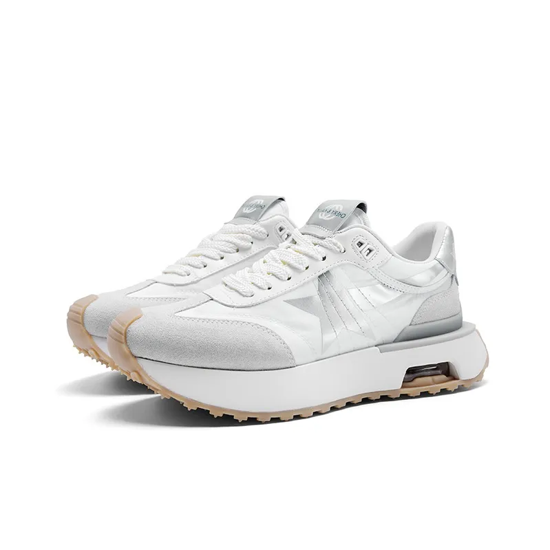 CHERYKALLY Wear-Resistant Support Height Increasing Low-Top Chunky Sneakers Women's-1