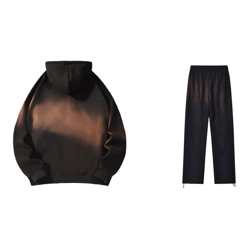 ZMOH Sweatshirt Sets Unisex-5