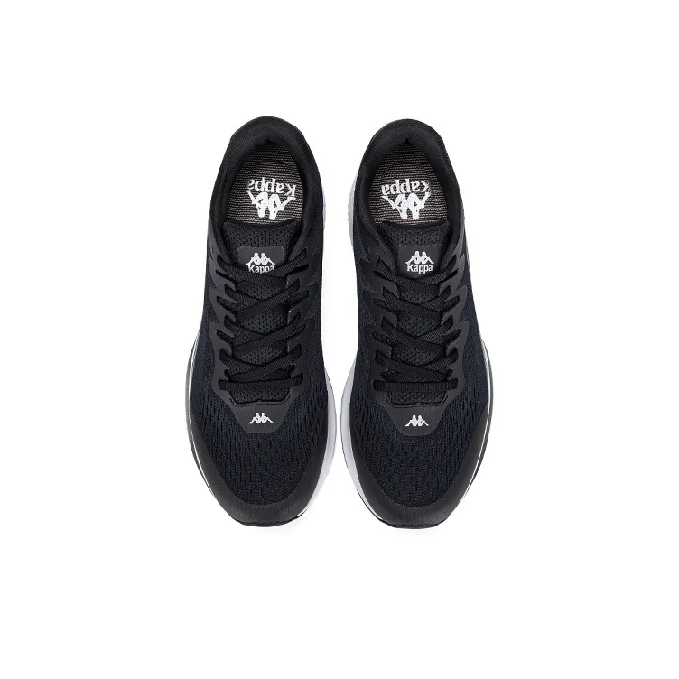 Kappa Anti Slip And Wear Resistant Lightweight Low Top Marathon Running Shoes Men's Black-3