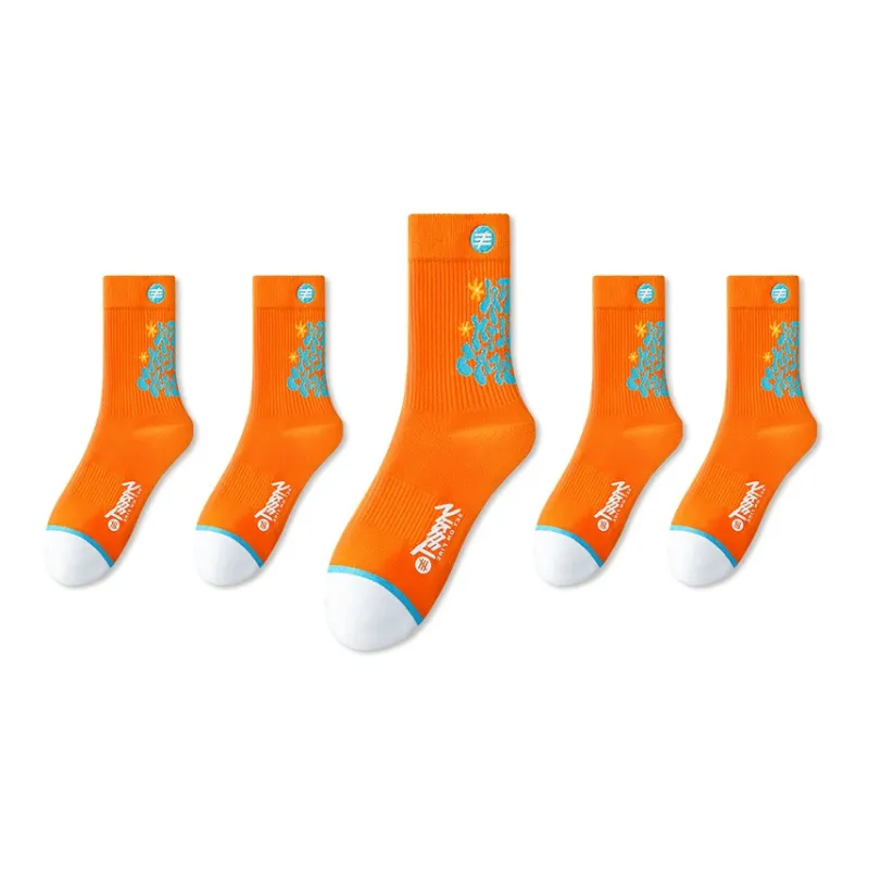 LUOLIAN Mid Calf Socks Women's 5 Pack-6
