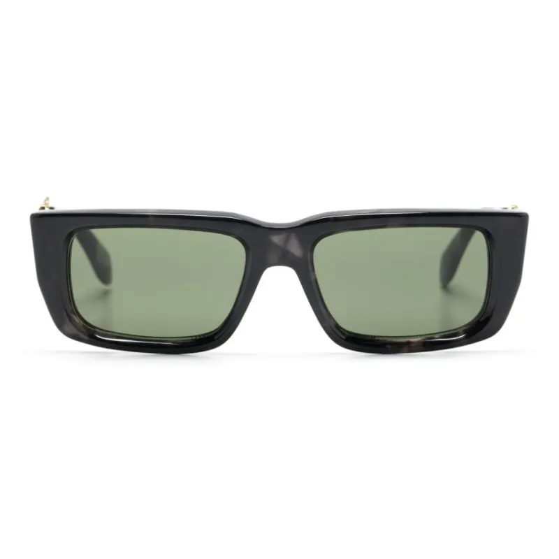 PALM ANGELS Milford Rectangular-Frame Sunglasses-0