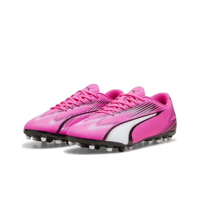 PUMA Ultra Play Mg Football Boots 'Pink White Black'-3