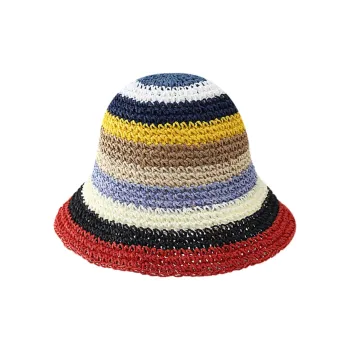 JW Straw Woven Bucket Hats Women's