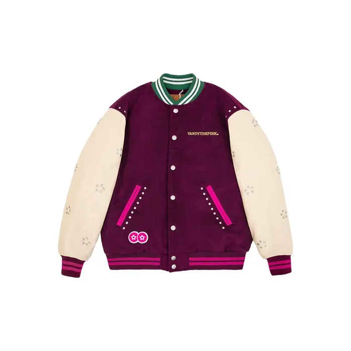 Vandy The Pink Baseball Jacket Unisex Fuchsia-0