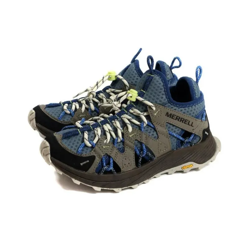 MERRELL Moab Flight Sieve Anti-Slip Wear-Resistant Low-Top Outdoor Shoes Women's Blue-1