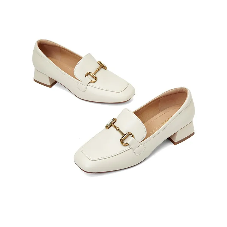 PT'SON Loafers Women's Ecru/Apricot-3