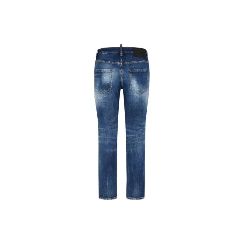 DSQUARED 2 Distressed Cropped Jeans-1