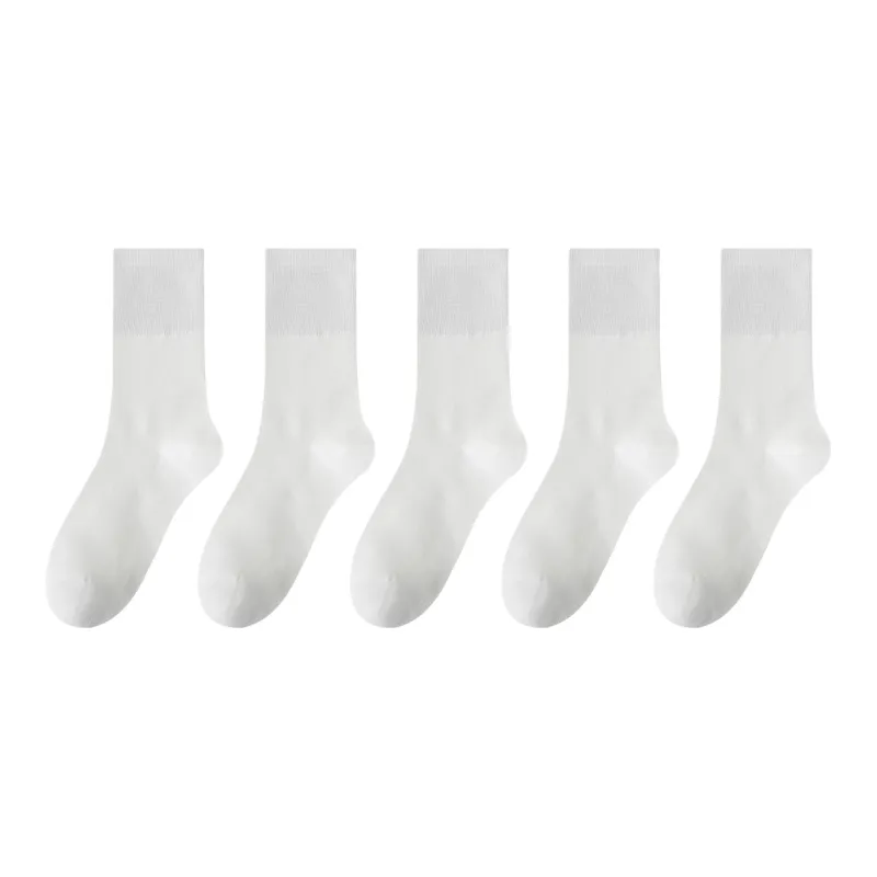 AOKANG Mid Calf Socks Women's 5 Pack-33