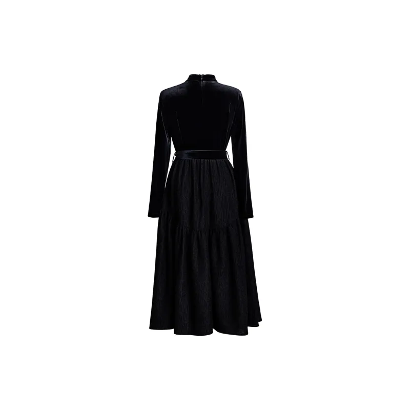 ROEYSHOUSE Long Sleeved Dresses Women's Black-1