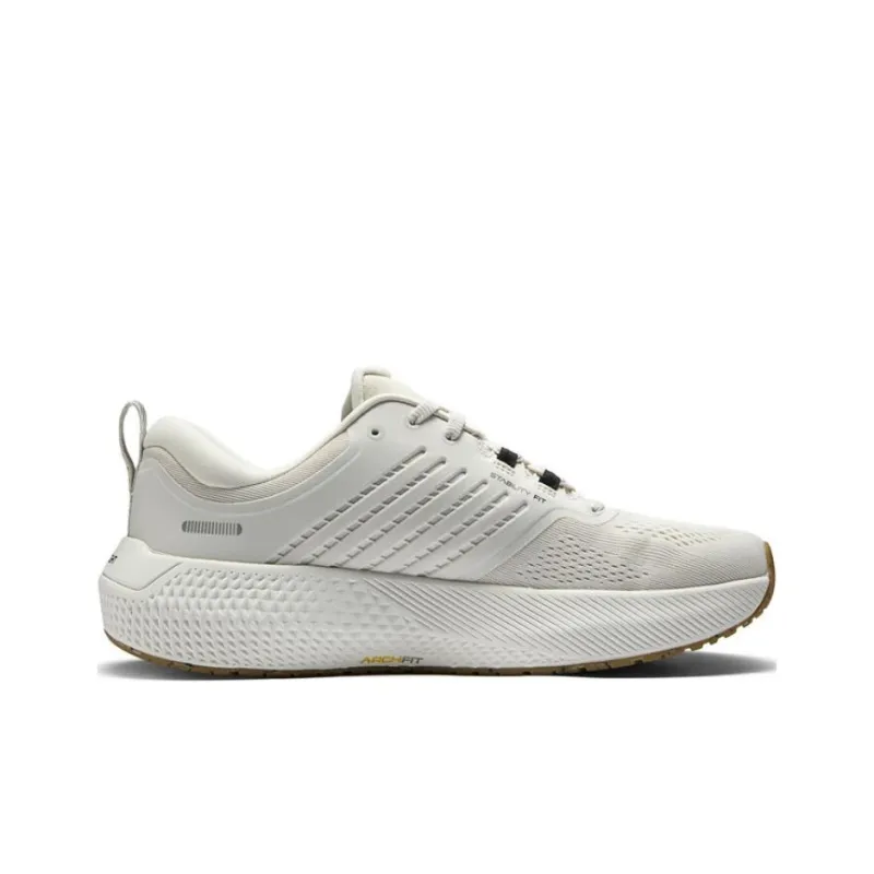 Skechers Cushioning Wear Resistant Low Top Casual Running Shoes Men's White-1