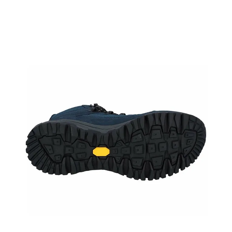 GNTD Non-slip Wear-resistant Impact-resistant High-Top Hiking Shoes Unisex Blue-5